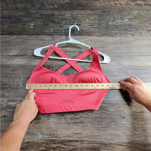 Layers Coral Sports Bra for Women - Picture 4 of 7
